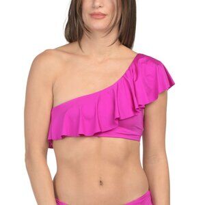 TRINA TURK Stargazer Monaco Ruffle Bandeau Swimsuit Top